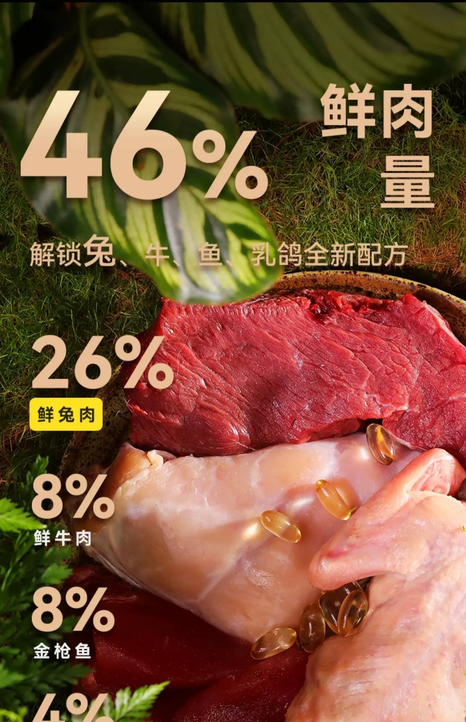 朗仕猫粮幼猫成猫营养鲜兔肉乳鸽鸡肉冻干蛋黄益生元布偶英短猫粮
