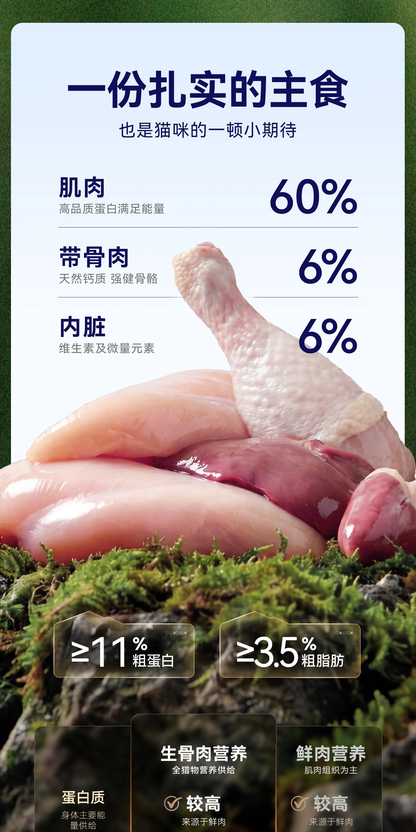 【新品】麦富迪barf霸弗全价鲜肉主食植萃布丁营养成幼猫咪主食罐