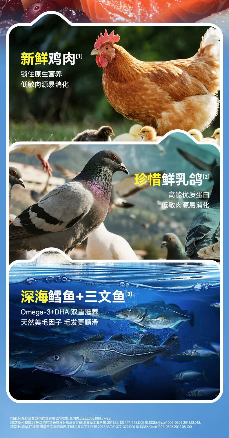 朗仕鲜肉猫粮冻干多拼幼猫成猫英短蓝猫布偶全阶段通用4斤装主粮