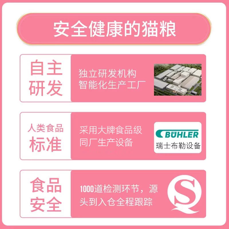朗仕猫粮10kg幼猫1-4月蓝猫布偶美英短深海鱼奶糕猫粮1-12月20斤