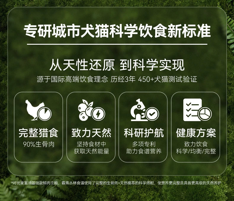 麦富迪barf霸弗鲜肉烘焙猫粮鲜鸡肉乳鸽味成猫幼猫通用猫粮囤货装