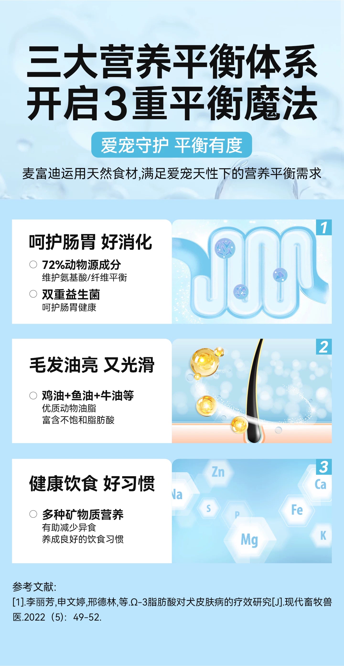 麦富迪狗粮鸭肉梨冻干双拼成犬幼犬粮小型犬无谷牛肉蓝莓全期犬粮