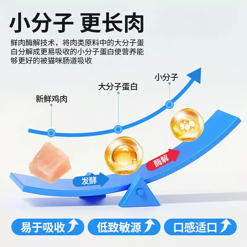 朗仕凡恩猫粮鲜肉高蛋白三文鱼鸡肉味幼猫成猫营养美长胖毛猫主粮