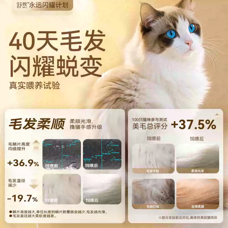 麦富迪舒然鱼油猫粮美毛靓毛添加80%高纯度鱼油成幼猫粮通用10kg