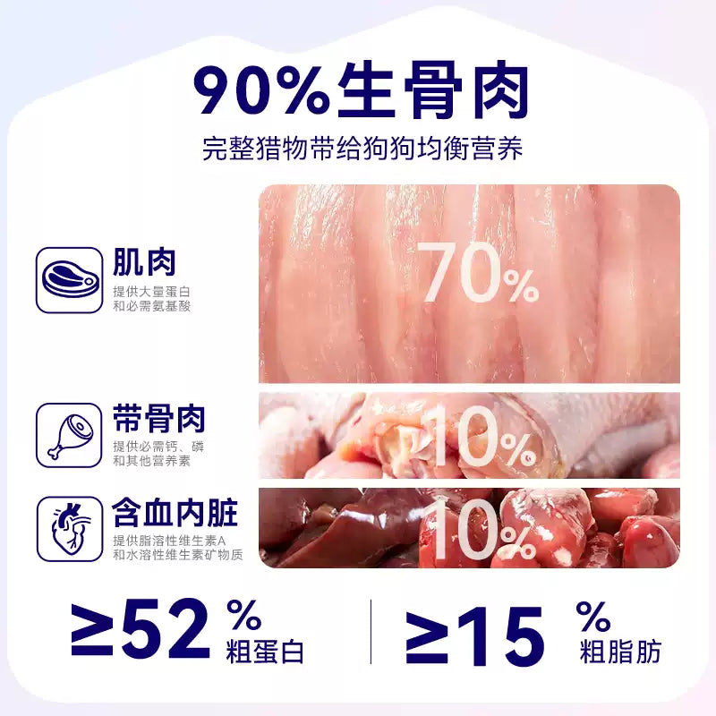 麦富迪狗狗零食barf霸弗主食冻干营养增肥小型成幼犬训练磨牙冻干