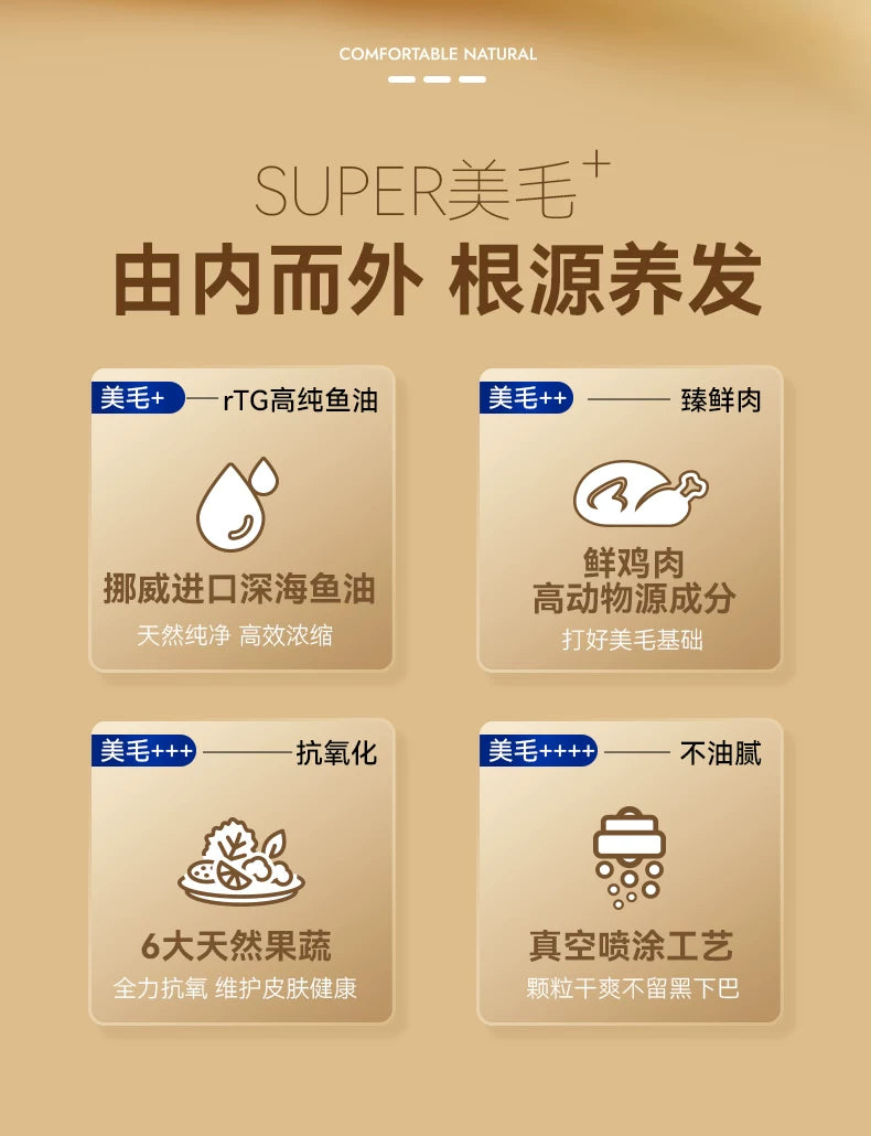 麦富迪舒然鱼油猫粮美毛靓毛添加80%高纯度鱼油成幼猫粮通用2kg&