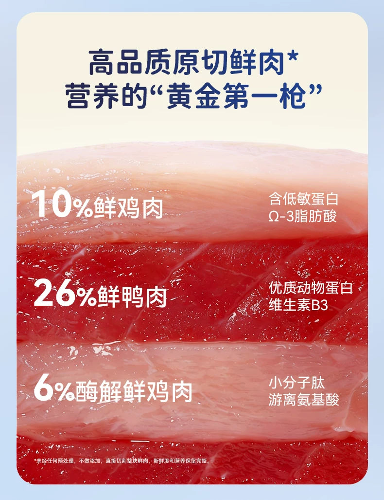 朗仕鲜肉双拼狗粮鸭肉梨冻干成犬幼犬通用型泰迪比熊小型犬专用粮