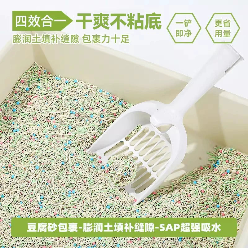 朗仕猫砂豆腐砂高效除臭几近无尘混合膨润土矿砂猫咪专用结团幼猫