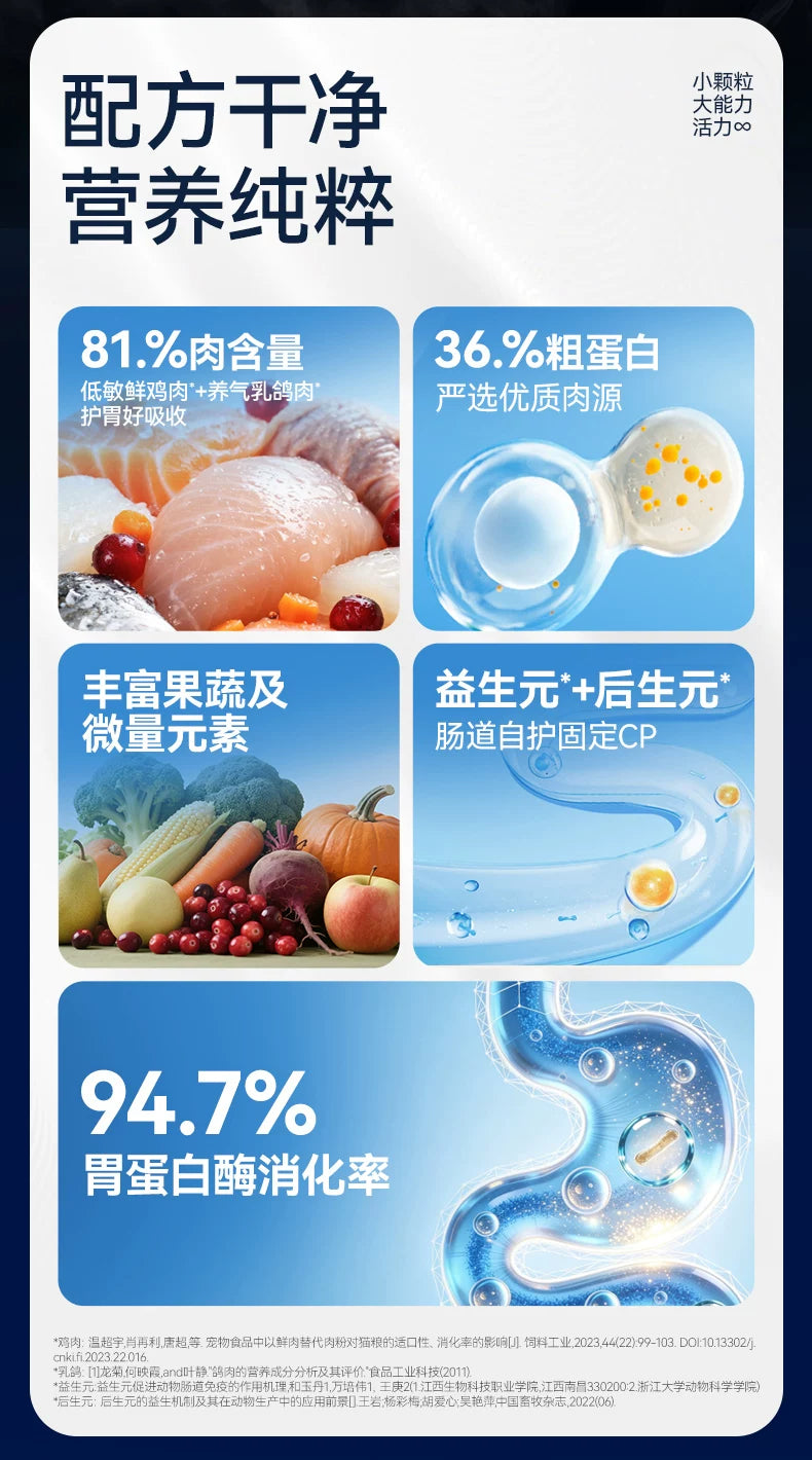 朗仕低温烘焙猫粮鲜鸡肉乳鸽成幼猫粮布偶专用无谷高蛋白试吃烘培