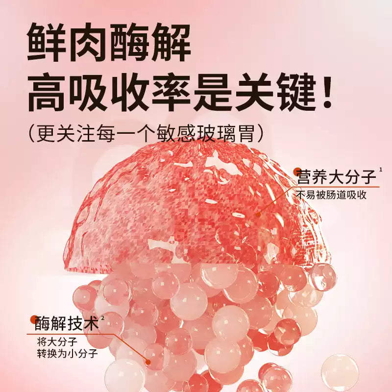 朗仕猫粮乳鸽全价冻干鸡肉营养鲜肉成猫幼猫布偶全阶段猫粮1.5kg