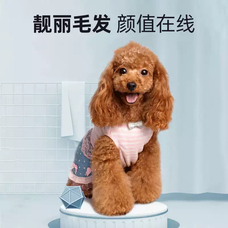 朗仕贵宾犬泰迪专用幼犬成犬狗粮2.5KG小型犬美毛亮眼护肠胃5斤装