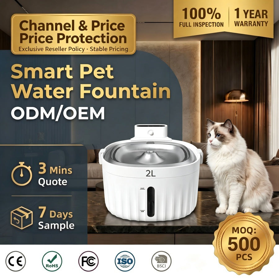 无线宠物饮水机智能感应自动循环活水猫咪狗狗饮水喂食器