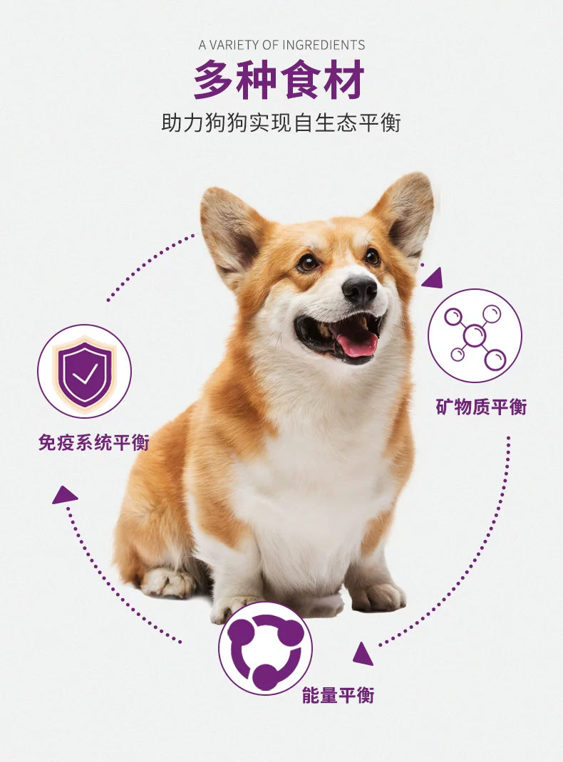 麦富迪全价小型犬肉粒通用20斤装泰迪博美营养森林肉粒成犬粮10kg