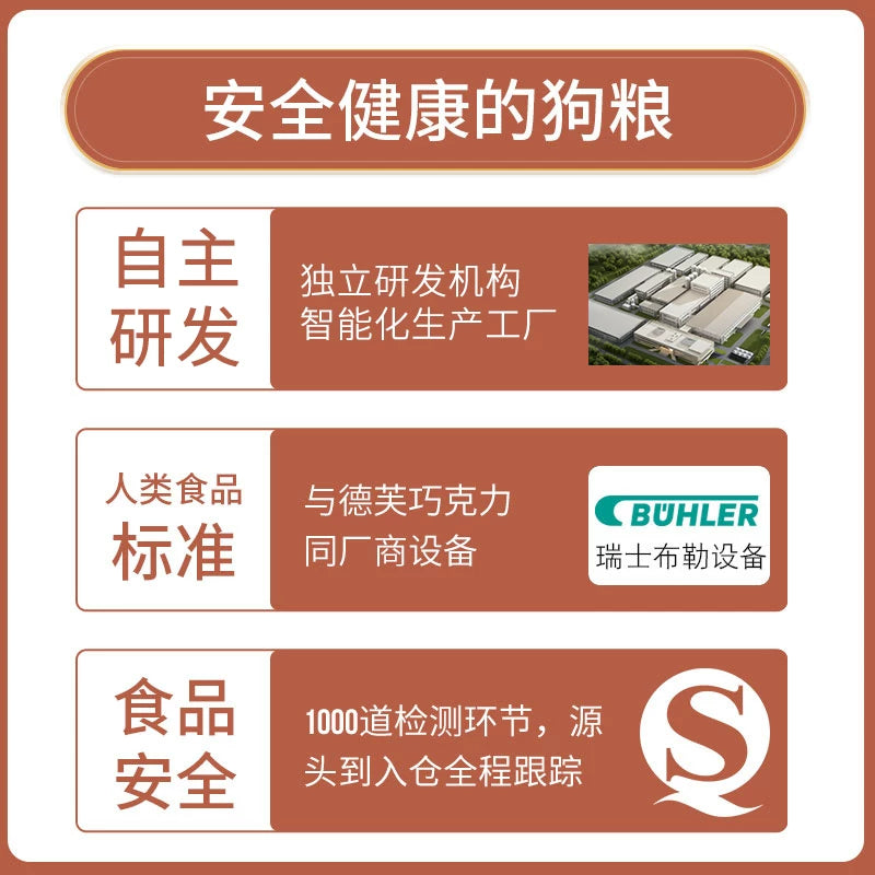 朗仕金毛幼犬狗粮15kg拉布拉多幼狗30斤装大型犬幼犬通用型鲜肉粮