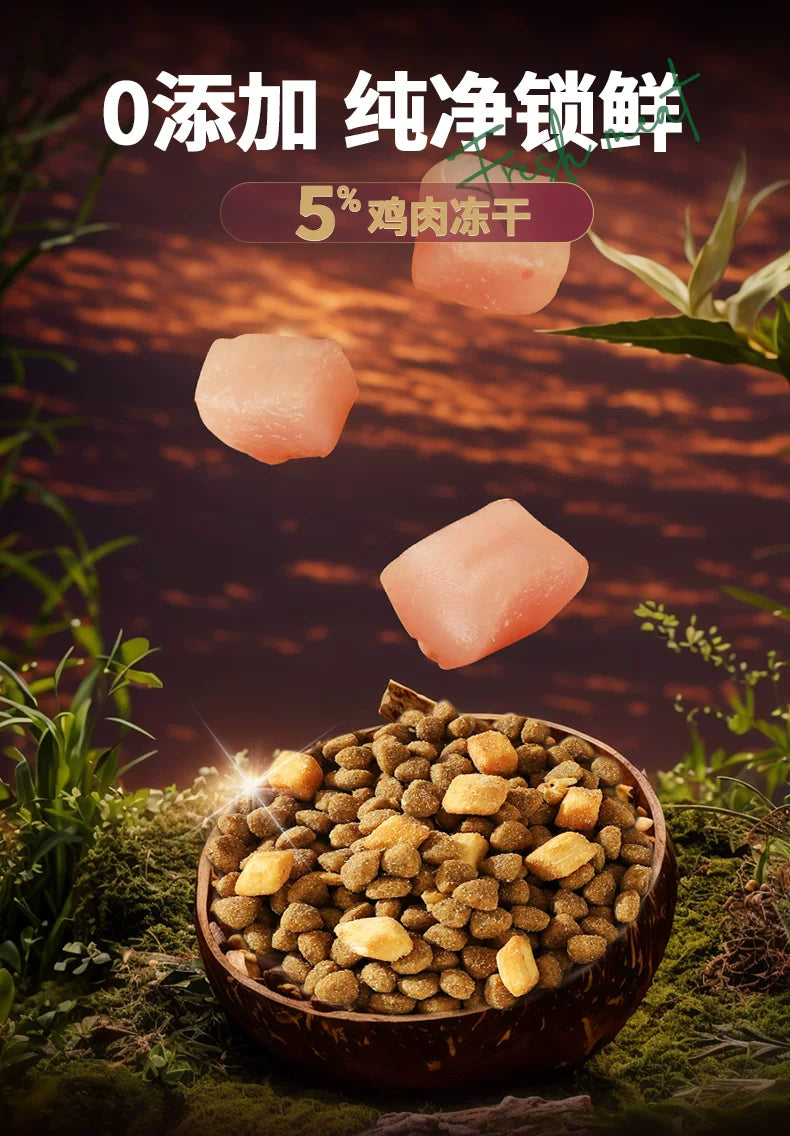 朗仕猫粮幼猫成猫10kg装英短鸡冻干品牌排行榜20斤全价鲜肉双拼粮