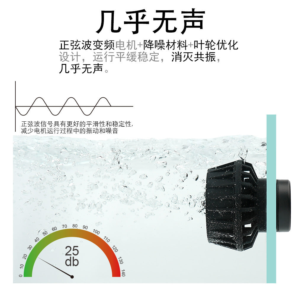 鱼缸造浪泵 冲浪水族循环水泵 英规欧规美规过滤波浪泵新款造流泵