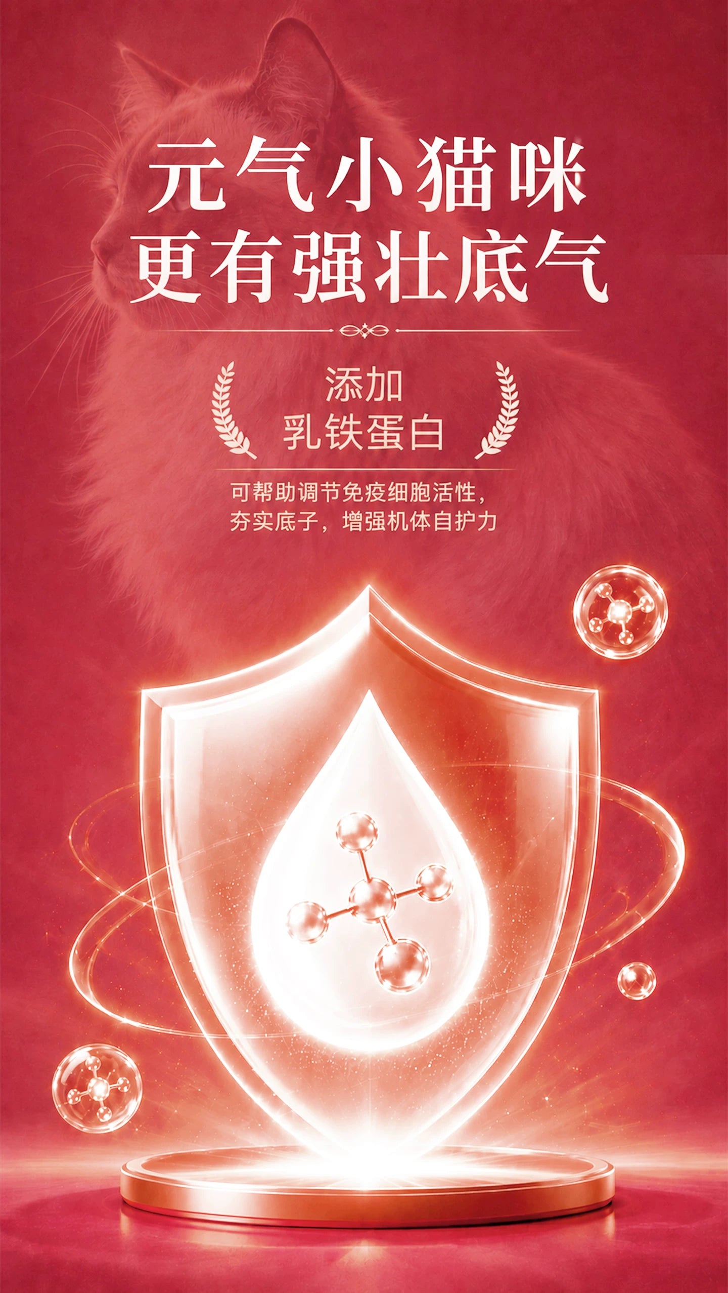 【新品】麦富迪猫零食元气养护主食冻干Fe铁营养补血成幼猫通用