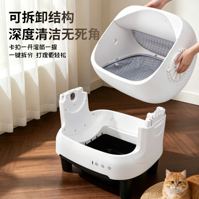 智能猫砂盆 防外溅大号猫咪电动猫厕所铲屎机