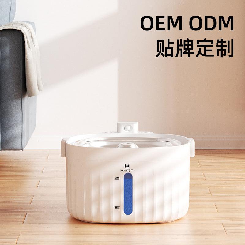 宠物饮水机充电式无线猫咪饮水器自动活水不插电狗狗喂水器