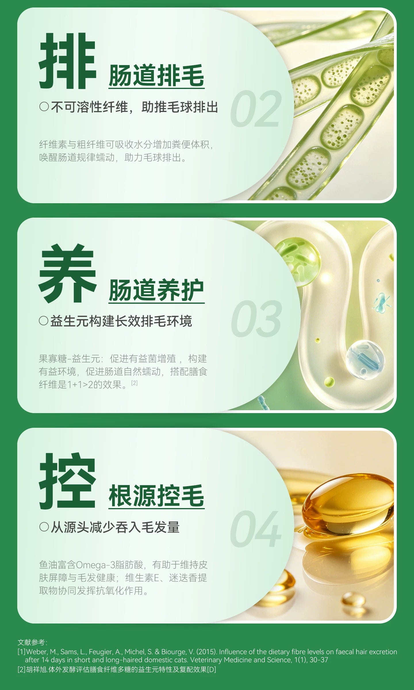 【新品】麦富迪猫零食排毛富纤芽苗饼干鲜鸡肉味成幼猫冻干小零食