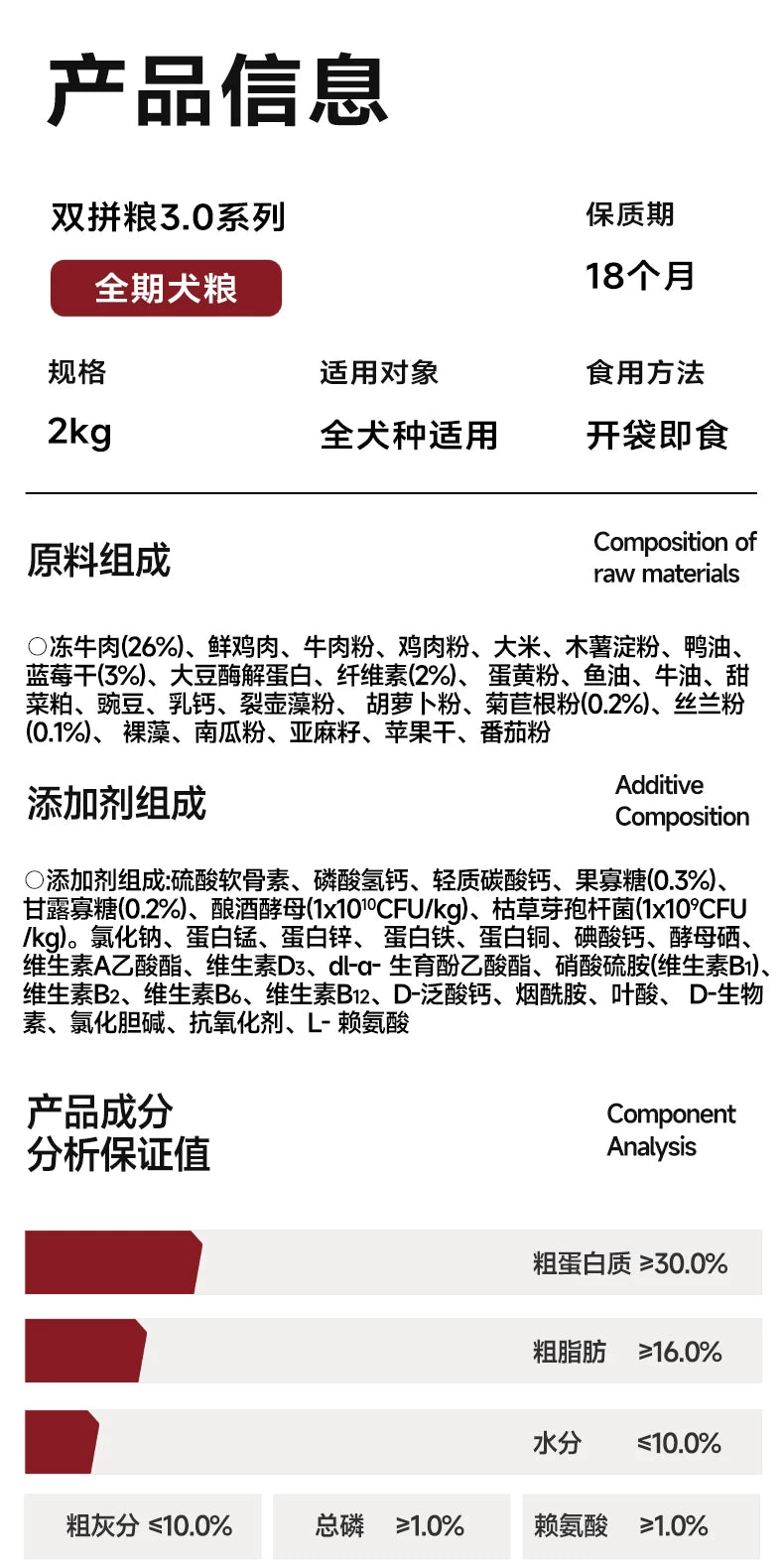 麦富迪狗粮牛肉蓝莓双拼泰迪金毛成犬幼犬粮小型犬官方旗舰店正品