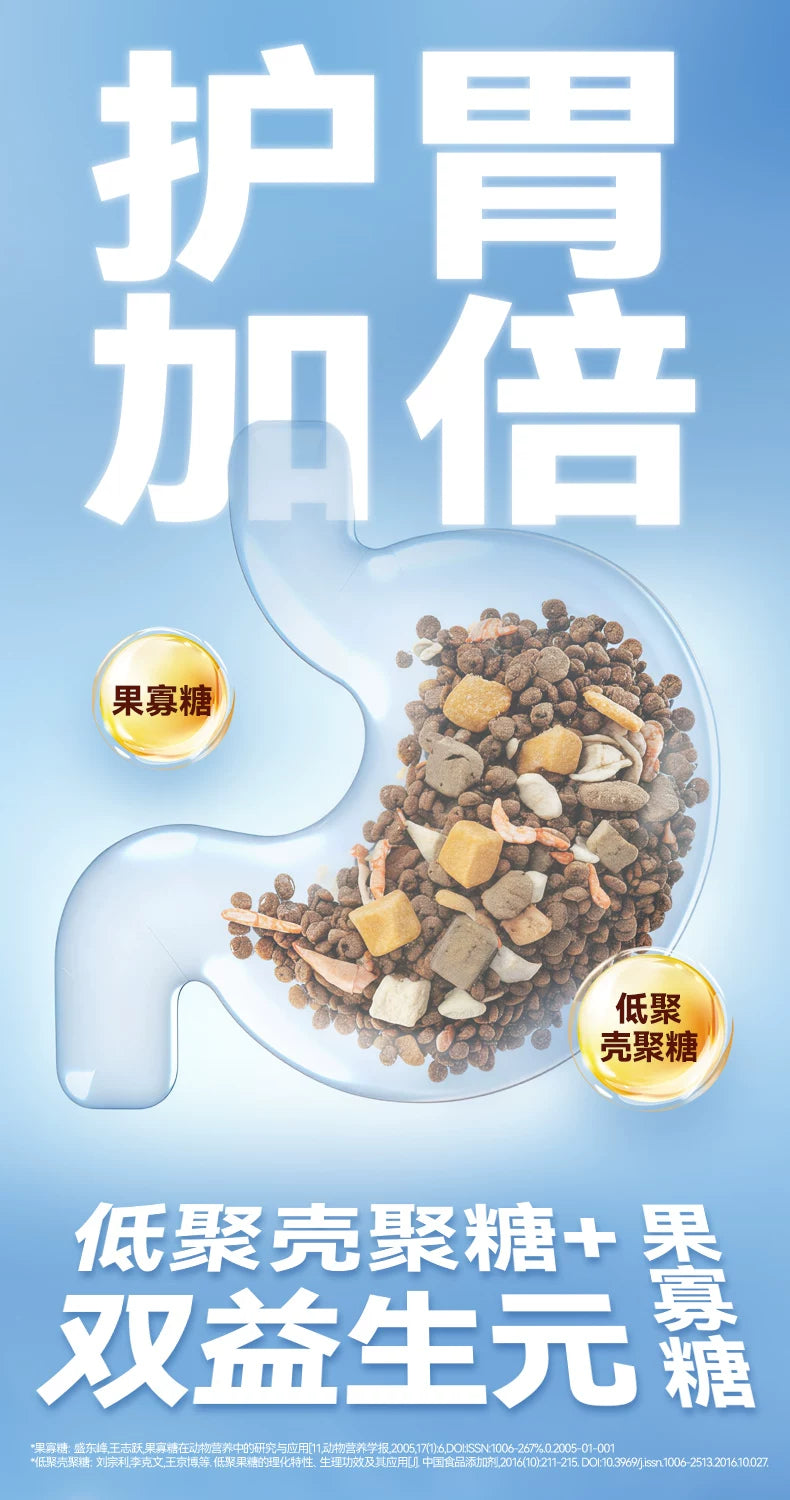 朗仕鲜肉猫粮冻干多拼幼猫成猫英短蓝猫布偶全阶段通用4斤装主粮