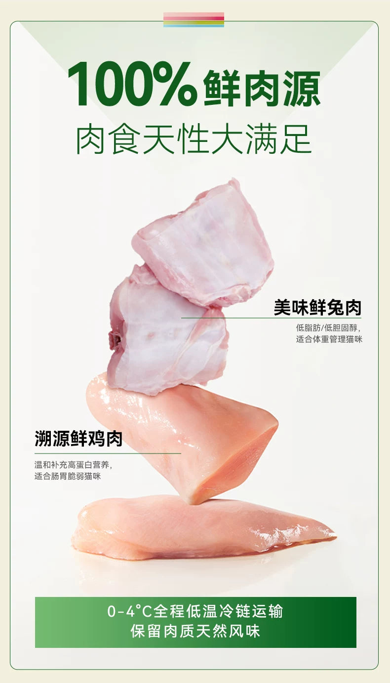 麦富迪猫湿粮营养pro羽衣甘蓝肉包补营养补水成幼猫条猫零食10包