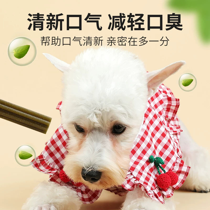 朗仕狗狗磨牙棒骨头宠物零食耐咬幼犬洁齿清新口臭小中型狗通用