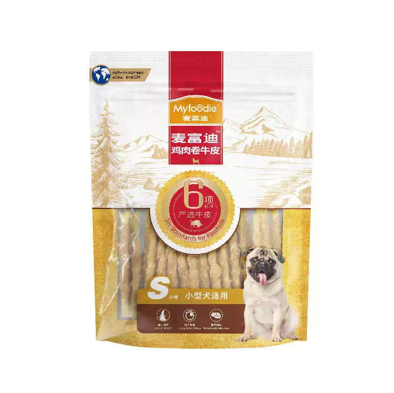 麦富迪狗狗零食磨牙棒耐咬胶小型幼犬成宠物零食泰迪柯基比熊510g