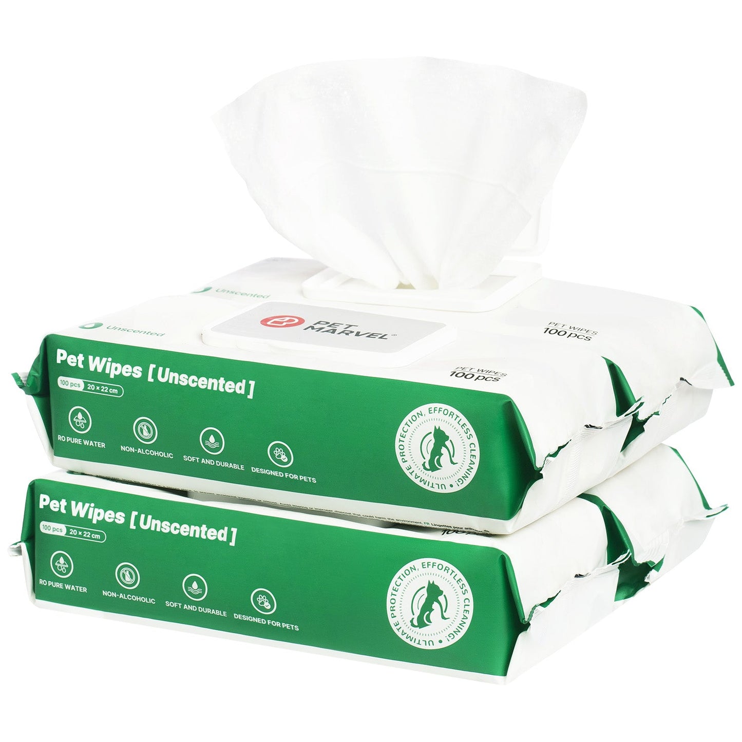 PET MARVEL 4 packs 400 count dog wipes