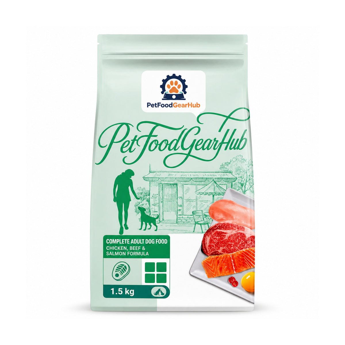 PetFoodGearHub Complete Dog Food – Multiple Formulas & Sizes