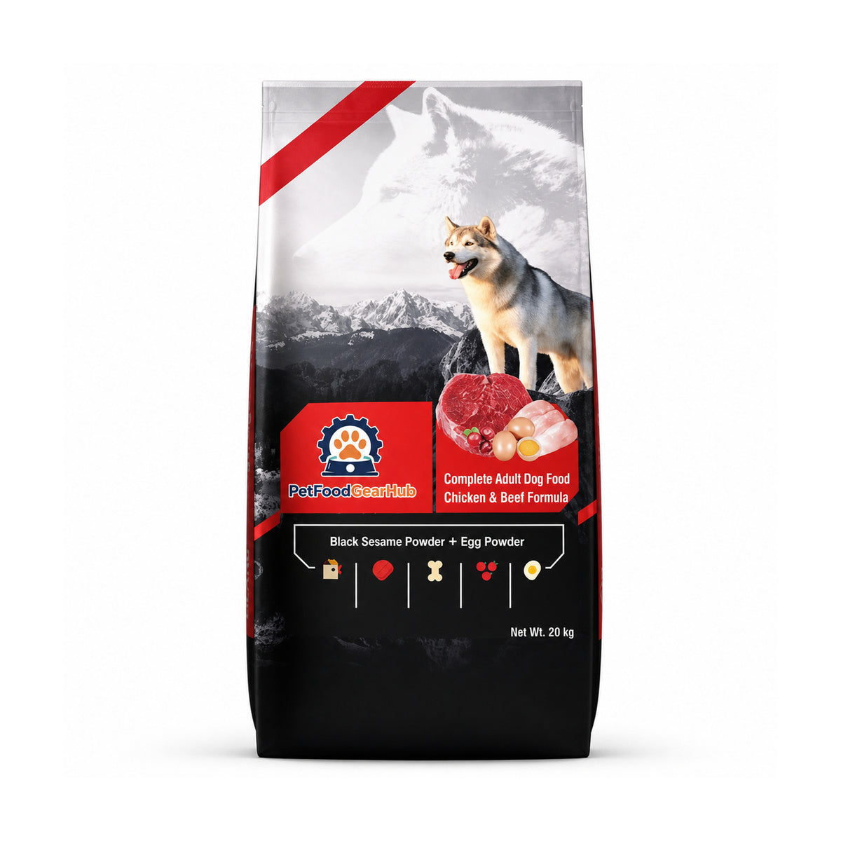 PetFoodGearHub Complete Dog Food – Multiple Formulas & Sizes