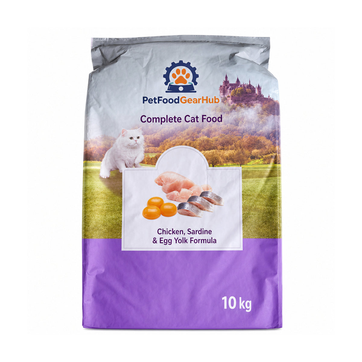 PetFoodGearHub Complete Cat Food – 10 kg