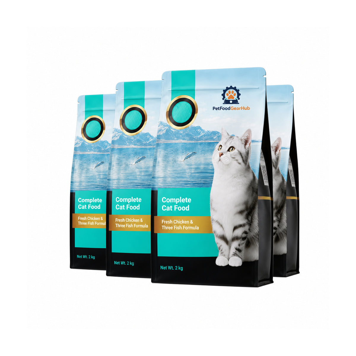 PetFoodGearHub Complete Cat Food – Multiple Formulas & Sizes