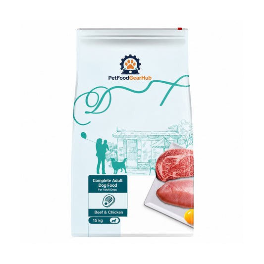 PetFoodGearHub Complete Adult Dog Food – 15 kg