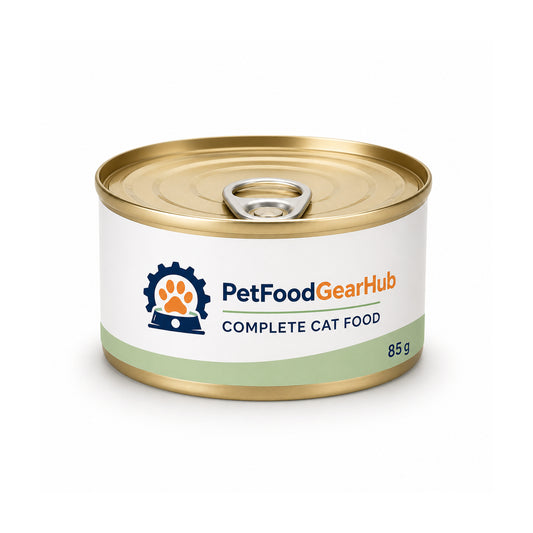 PetFoodGearHub complete cat food 85 g can