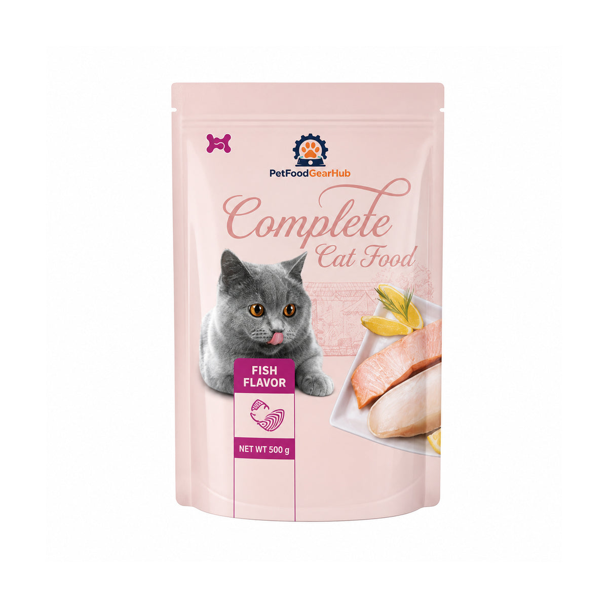 PetFoodGearHub Complete Cat Food – 500 g