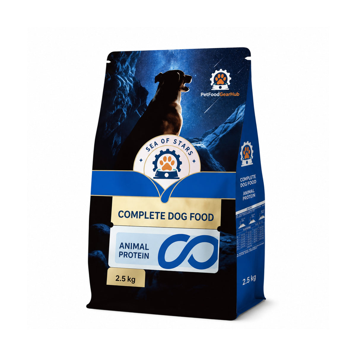 PetFoodGearHub Complete Dog Food – 2.5 kg per Bag