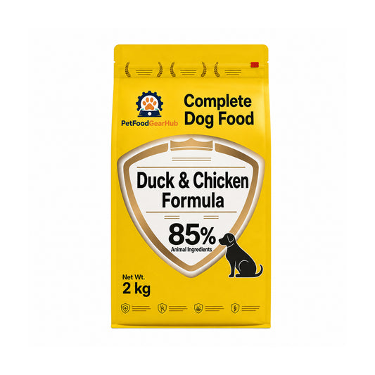 PetFoodGearHub Complete Dog Food, Duck & Chicken Formula – 2 kg