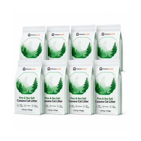 PetFoodGearHub Sea Salt Cassava Cat Litter – 1.25 kg to 10 kg