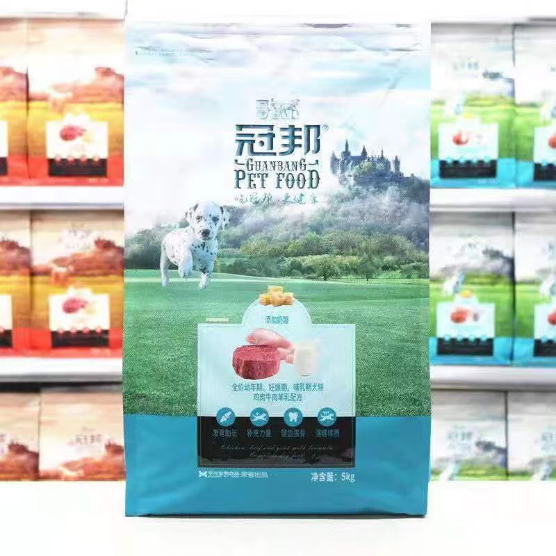冠邦冠邦狗粮5kg10KG20斤全犬种奶糕成犬幼犬贵宾顽皮泰迪犬通用型 高品质犬粮5KG(厂直销)送试吃