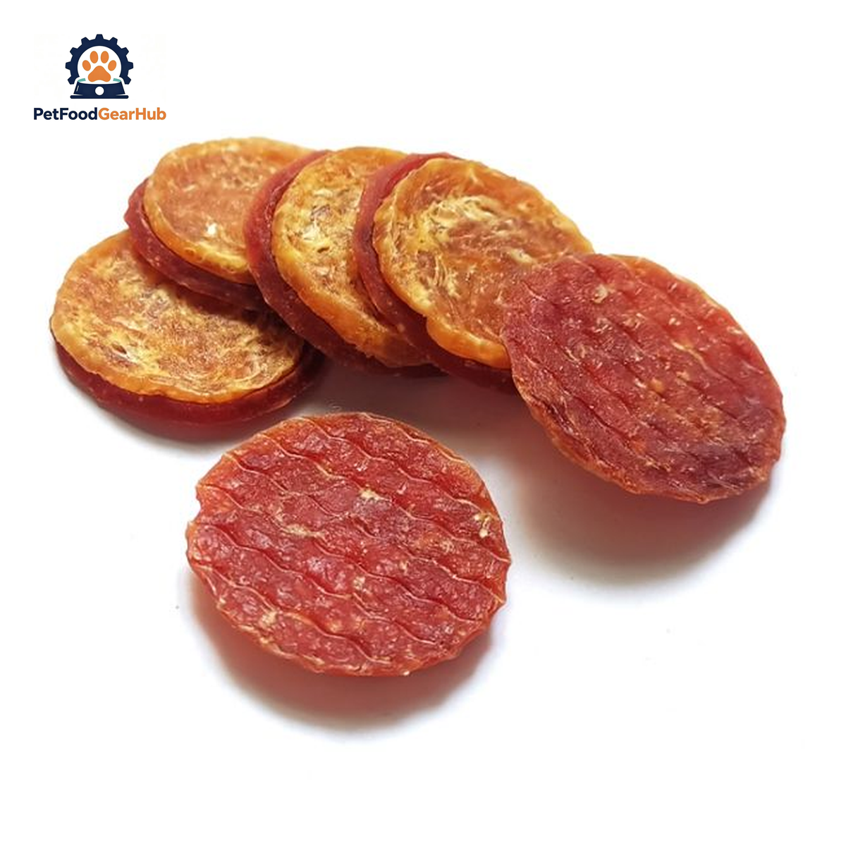 PetFoodGearHub PFGH LSC-157 US chicken and duck double rings wholesale dog treats - dual-protein chicken and duck double ring treats for dogs, wholesale and OEM available with 300kg MOQ