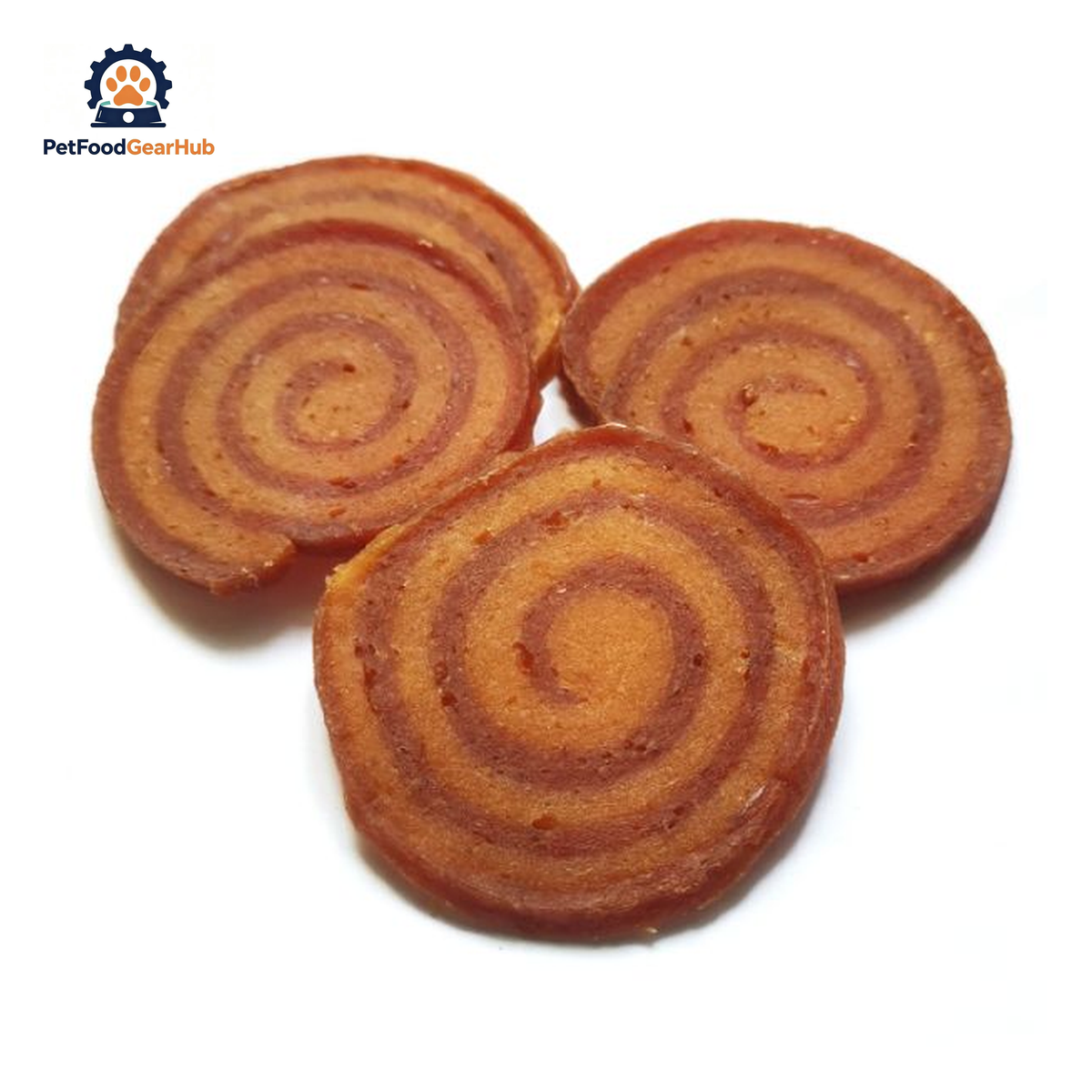 PetFoodGearHub PFGH LSC-155 US chicken and duck mixed roll wholesale dog treats - handmade dual-protein chicken and duck roll treats for dogs, wholesale and OEM available with 300kg MOQ