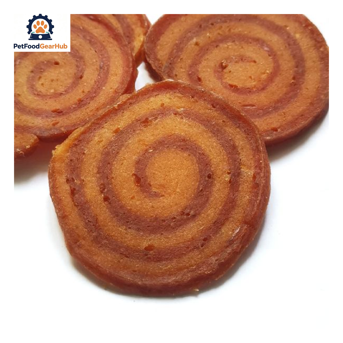 PetFoodGearHub PFGH LSC-155 US chicken and duck mixed roll wholesale dog treats - handmade dual-protein chicken and duck roll treats for dogs, wholesale and OEM available with 300kg MOQ
