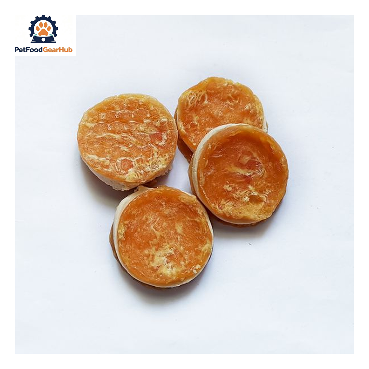 PetFoodGearHub PFGH LSC-154 US Chicken Cod Oreos wholesale dog treats - sandwich jerky chicken and cod layered treats for dogs, wholesale and OEM available with 300kg MOQ