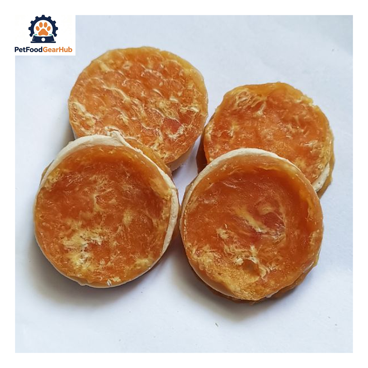 PetFoodGearHub PFGH LSC-154 US Chicken Cod Oreos wholesale dog treats - sandwich jerky chicken and cod layered treats for dogs, wholesale and OEM available with 300kg MOQ