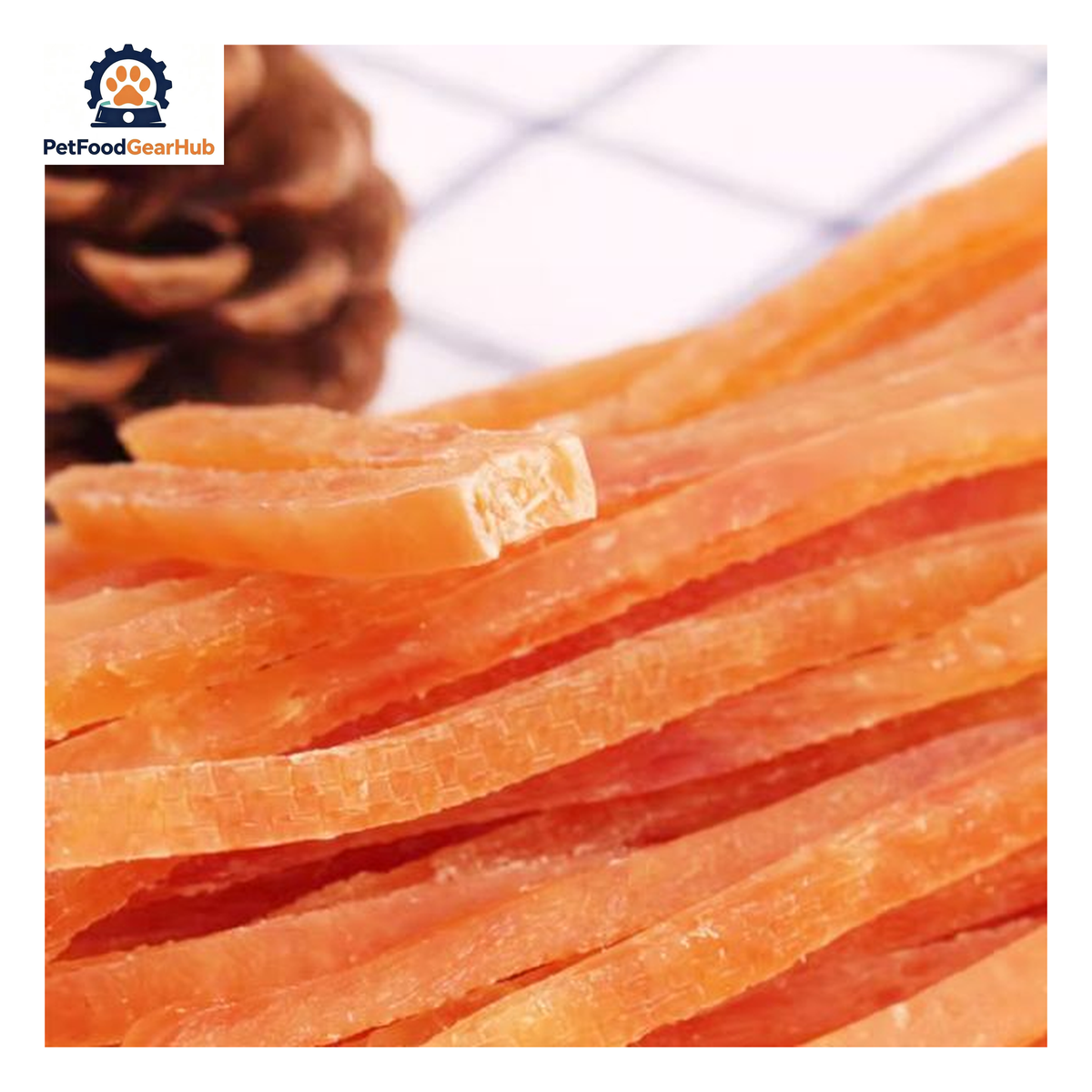 PetFoodGearHub PFGH LSC-153 US thinner chicken slices wholesale dog and cat treats - thin-cut soft chicken slice treats for dogs, ideal for training and teething, wholesale and OEM available with 300kg MOQ