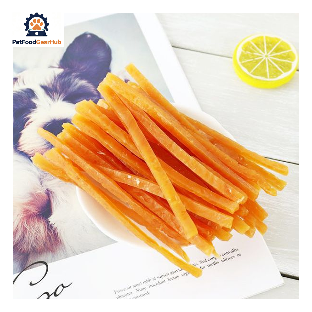 PetFoodGearHub PFGH LSC-153 US thinner chicken slices wholesale dog and cat treats - thin-cut soft chicken slice treats for dogs, ideal for training and teething, wholesale and OEM available with 300kg MOQ