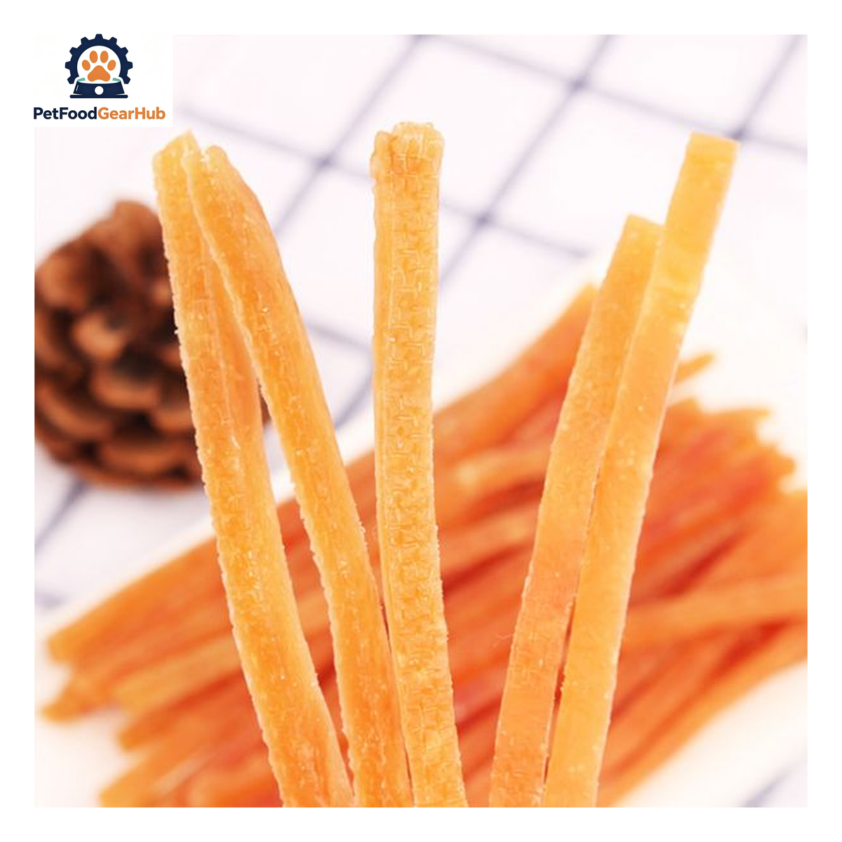 PetFoodGearHub PFGH LSC-153 US thinner chicken slices wholesale dog and cat treats - thin-cut soft chicken slice treats for dogs, ideal for training and teething, wholesale and OEM available with 300kg MOQ