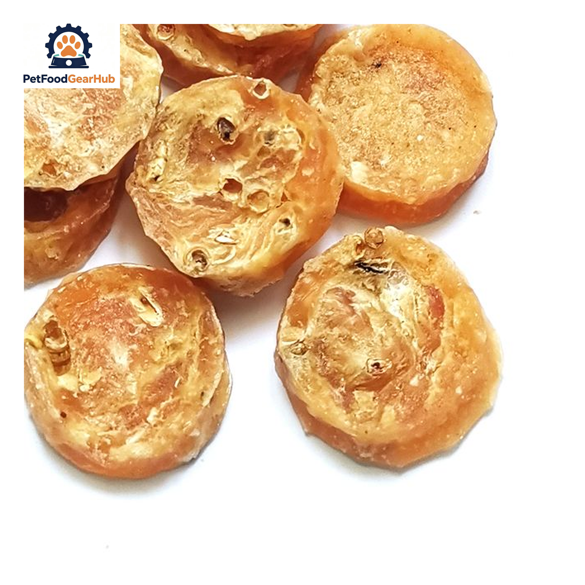 PetFoodGearHub PFGH LSC-150 US chicken insect chips wholesale dog and cat treats - soft chicken and mealworm chip treats for dogs and cats, wholesale and OEM available with 300kg MOQ